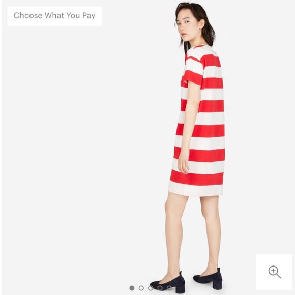 Everlane Dresses & Skirts - Everlane The Cotton Box-Cut Tee Dress Black & Bone